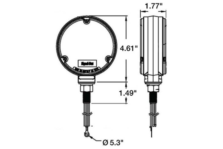 Picture of Truck-Lite Round 24 Diode Dual Face LED Pedestal Light