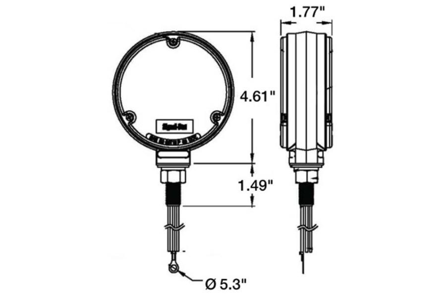 Picture of Truck-Lite Round 24 Diode Dual Face LED Pedestal Light