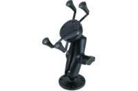 RAM Mounts Flat Surface Mount With Universal RAM X-Grip Cell/IPhone Cradle