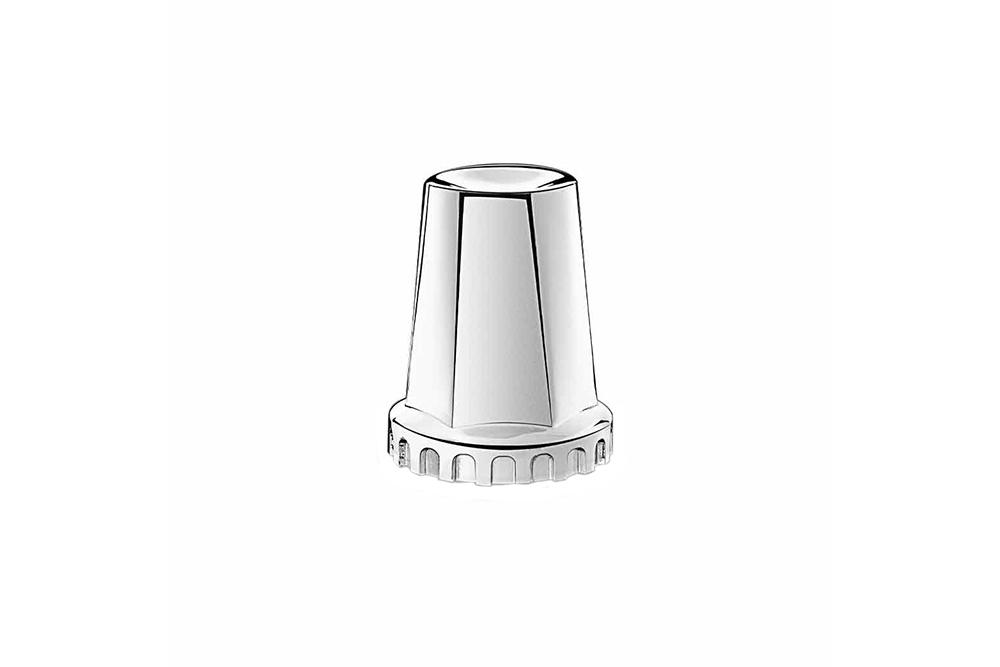 Trux Chrome ABS Plastic Mag Wheel Axle and Nut Cover Kit | Zip's
