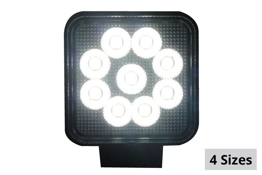 Picture of Race Sport Square IQ Series Auxiliary LED Flood Beam Light