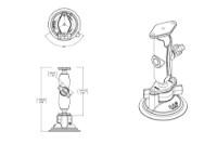 RAM Mounts Suction Cup Tablet Mount Alternate View