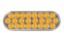 Picture of Maxxima 6" Oval Ultra Thin Warning Light - Clear Lens