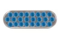 Picture of Maxxima Warning Light w/ Clear Lens 6" Oval Ultra Thin 24 LEDs