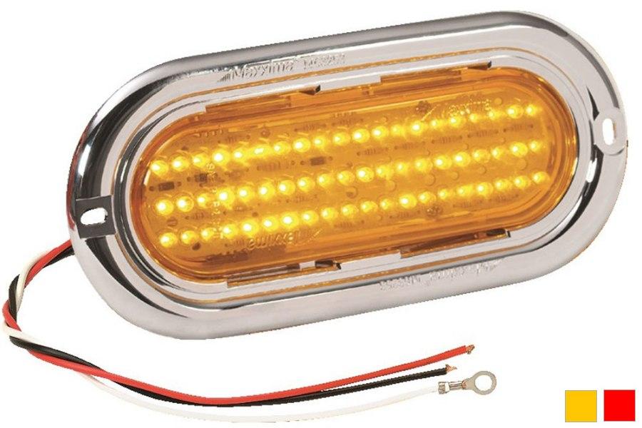 Picture of MAXXIMA Oval LED Body Light with Chrome Flange and Short Wire