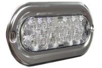 Picture of MAXXIMA Oval LED Back-Up Light with Flange and Pigtail