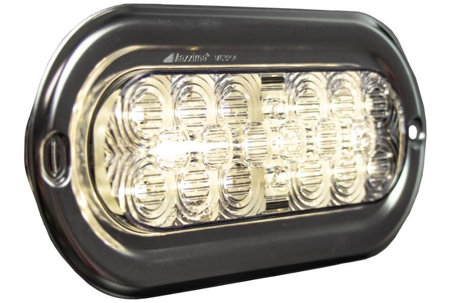 Picture of MAXXIMA Oval LED Back-Up Light with Flange and Pigtail