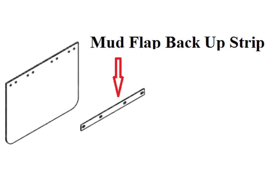 Miller Light Duty Wrecker Mud Flap Back Up Strip Additional view