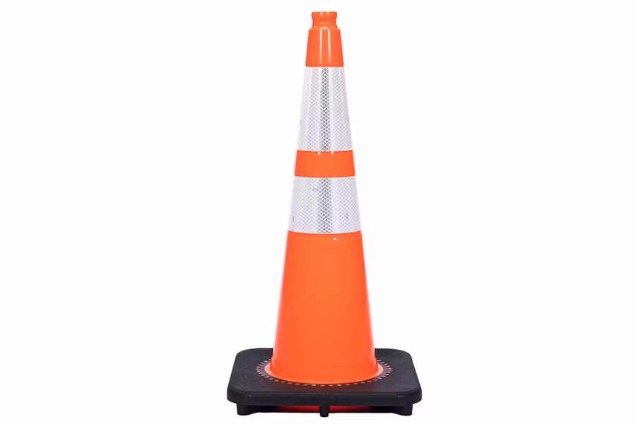 Picture of JBC Revolution Series Orange Slim Body Reflective Recessed Traffic Cone