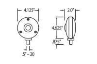 Picture of Truck-Lite Round Stop/Tail/Turn Pedestal Incandescent Light