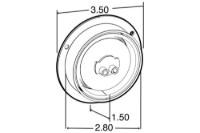 Picture of Truck-Lite Round High Profile PL-10 8 Diode Clearance Marker Light w/ Flange
Mount