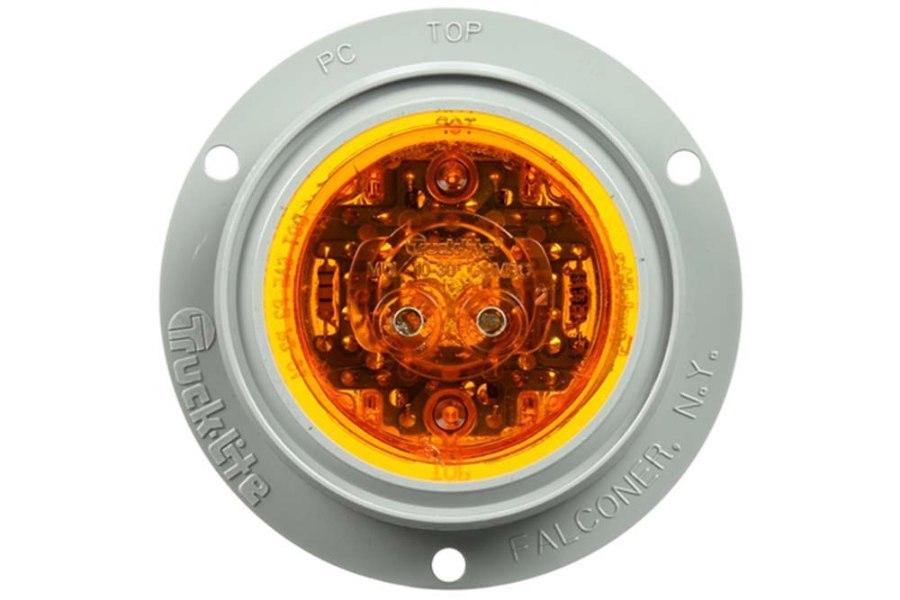 Picture of Truck-Lite Round Low Profile PL-10 Clearance Marker 8 Diode Light w/ Flange
Mount