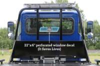 Picture of Zip's Vinyl Window Decal - Slow Down Move Over It Saves Lives