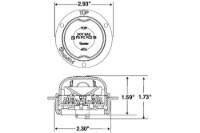 Picture of Truck-Lite Fit 'N Forget High Profile Marker Clearance 8 Diode Light w/ Flange
Mount