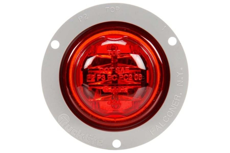 Picture of Truck-Lite Round High Profile 8 Diode Clearance Marker Fit N' Forget Light w/
Flange Mount