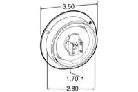 Picture of Truck-Lite Round High Profile 8 Diode Clearance Marker Fit N' Forget Light w/
Flange Mount
