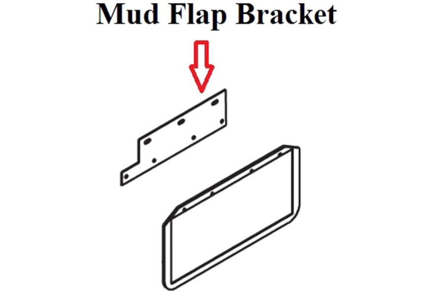 Century Midnight Express 300 and 812 Series Wrecker Mud Flap Bracket Additional view