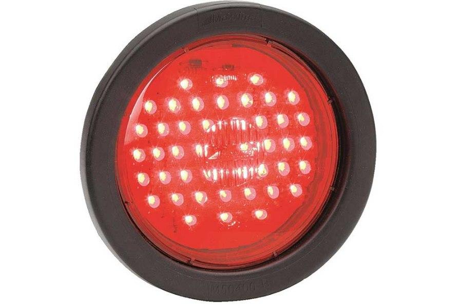 Picture of MAXXIMA 4"-dia. Stop/Tail/Turn LED Light Kit w/ Stainless Flange and Short Wire