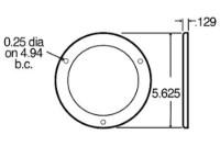Picture of Truck-Lite Stainless Steel Round Flange Cover