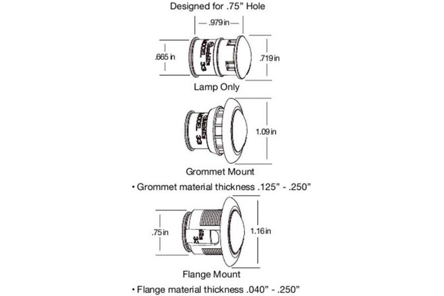 Picture of Truck-Lite Round 33 Series 1 Diode Marker Clearance Light