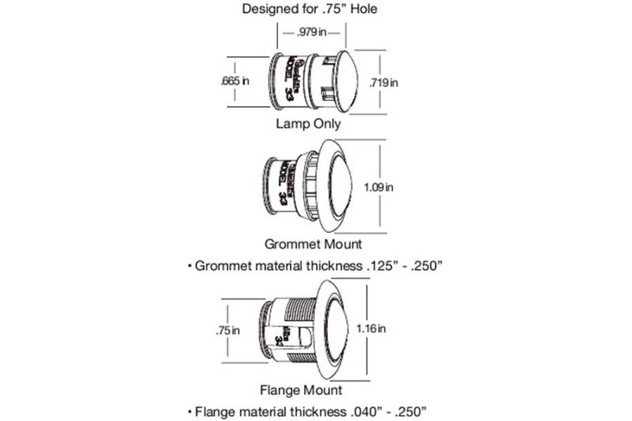 Picture of Truck-Lite Round 33 Series 1 Diode Marker Clearance Light