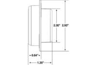 Picture of Truck-Lite High Profile 8 Diode Marker Clearance Light w/ Flange Mount