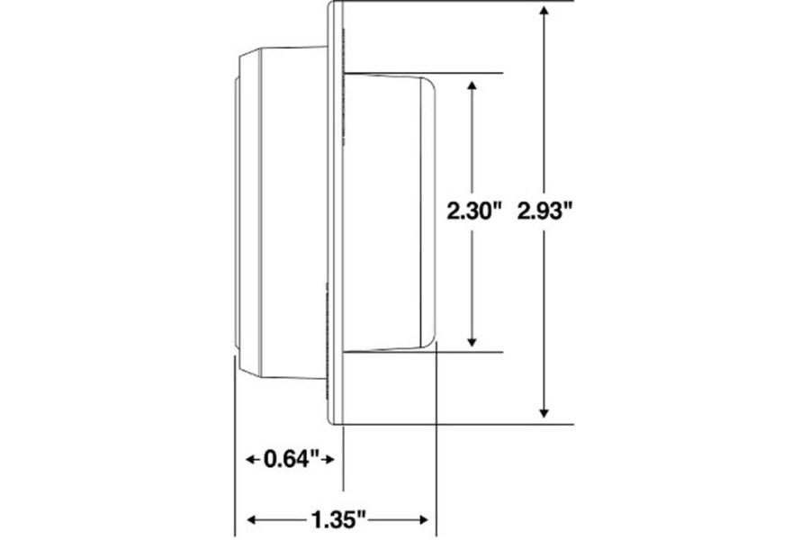 Picture of Truck-Lite High Profile 8 Diode Marker Clearance Light w/ Flange Mount