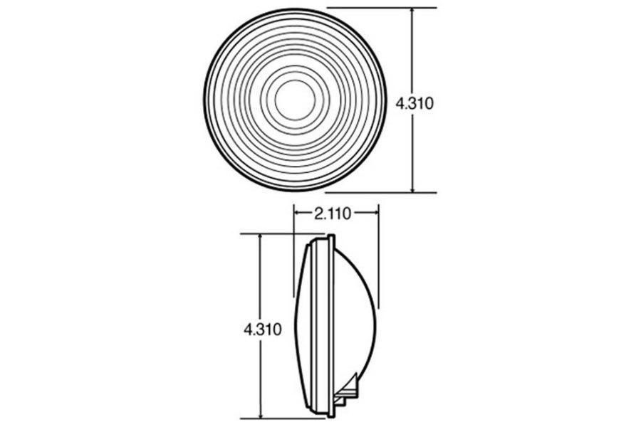 Picture of Truck-Lite Round 40 Series Amber Rear Turn Signal Light