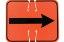 Picture of Cortina Reversible Arrow Traffic Cone Sign