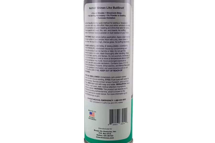 Picture of BullSnot Wax A Bull Accelerated Detail Wax