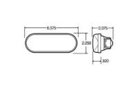 Picture of Truck-Lite 6" Oval Reverse Light - 60 Series