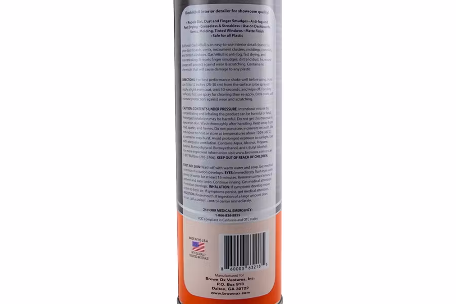 Picture of BullSnot Dash A Bull Interior Detail Cleaner