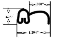 Picture of Miller Aluminum Door Trim Seal