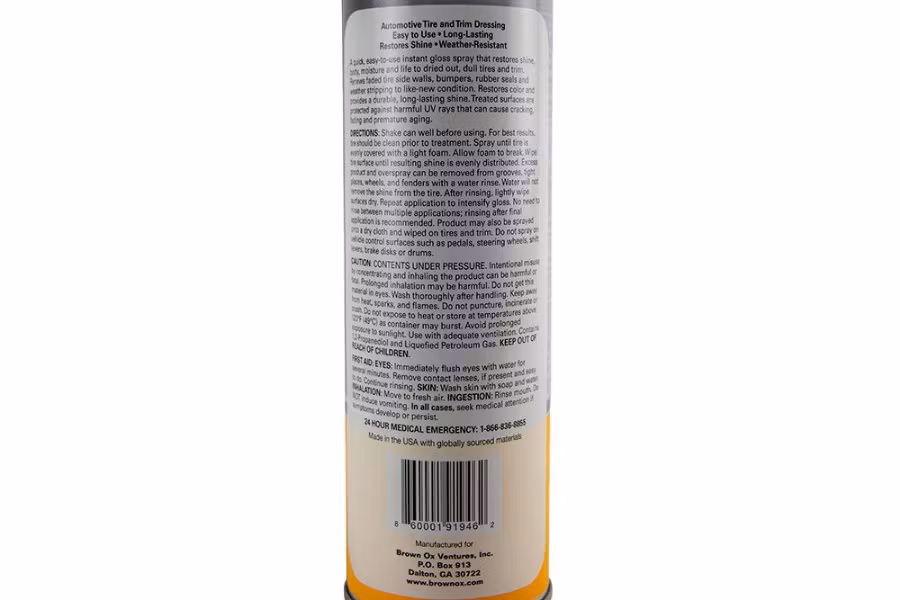 Picture of BullSnot Shine A Bull Tire Butter and Conditioner