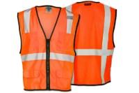 Kishigo 6 Pocket Class 2 Zipper Mesh Vest