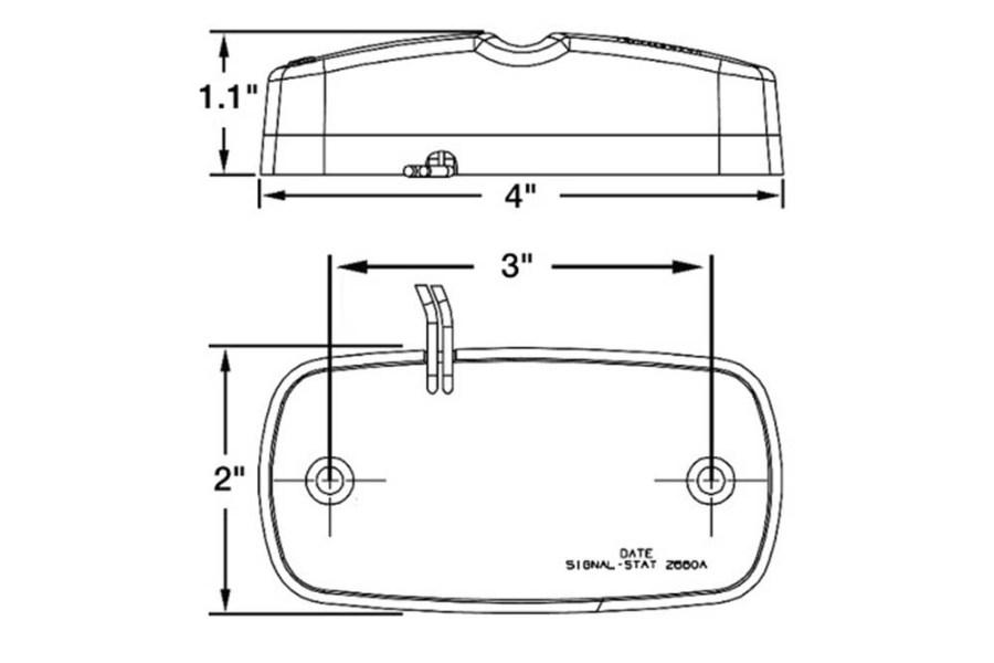 Picture of Truck-Lite 16 Diode Blunt Cut Hardwired Marker Clearance Light