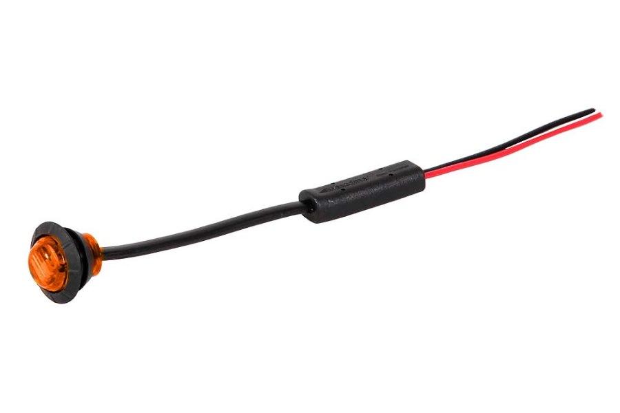Picture of Maxxima 3/4" Amber Mini Clearance Auxilary Stop / Turn Light w/ 3 LEDs (P2 Only)
