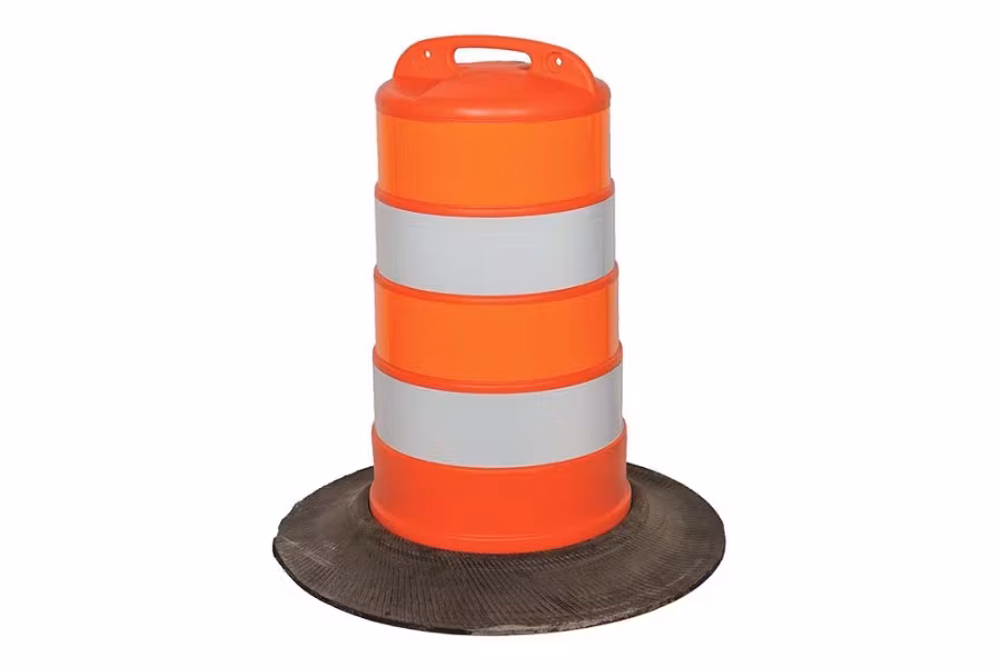 Picture of Cortina Traffic Barrel Rubber Base