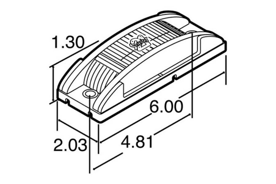 Picture of Truck-Lite Rectangular Super 21 Diamond Shell Marker Clearance Light