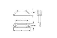 Picture of Truck-Lite 2 Diode Marker Clearance Ring Terminal/Stripped End Light