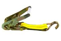 Zip's Car Hauler Replacement Ratchet and Strap with Double J-hooks