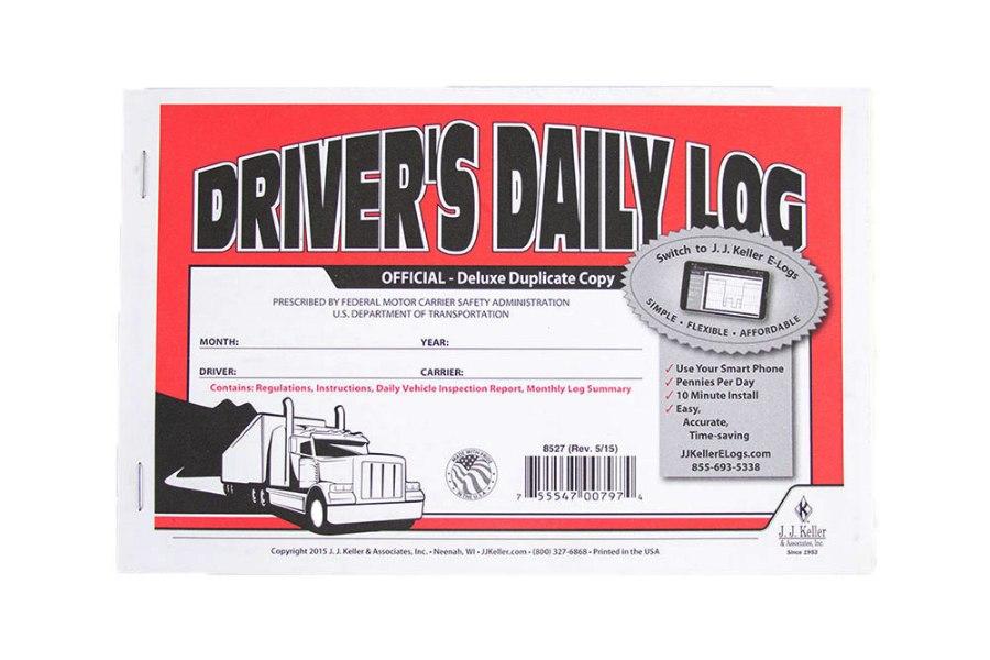 Picture of JJ Keller Driver's Daily Log Book