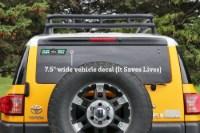 Picture of Zip's Vinyl Vehicle Decal - Slow Down Move Over It Saves Lives