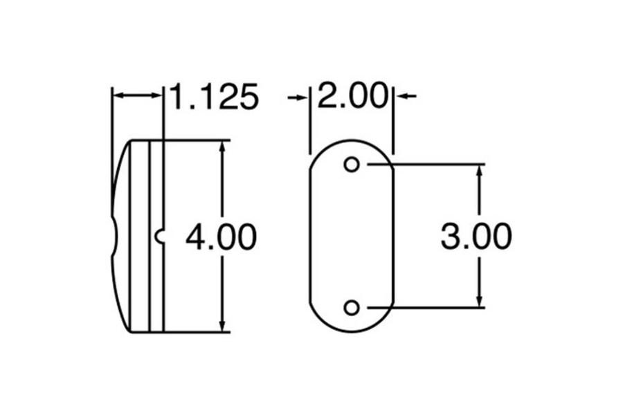 Picture of Truck-Lite Blunt Cut Hardwired Marker Clearance Light
