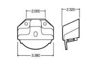 Picture of Truck-Lite 15 Series Gray Polycarbonate Bracket Mount