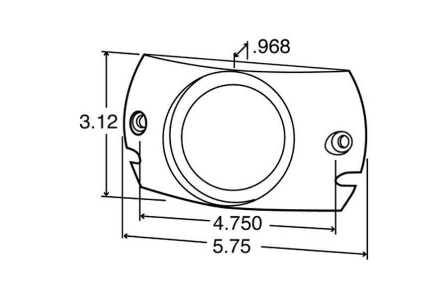 Picture of Truck-Lite 10 Series 2 1/2" Diameter Light Deflector Mount