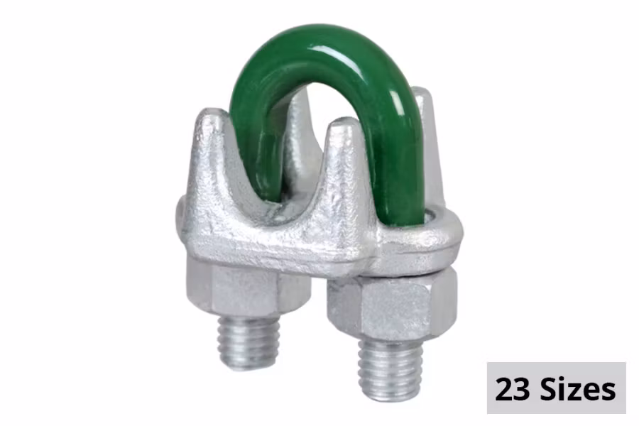 Picture of Green Pin Wire Rope Clip