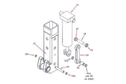 Picture of Zacklift Grease Zerks 1/4" Straight Drive  (Various Locations)