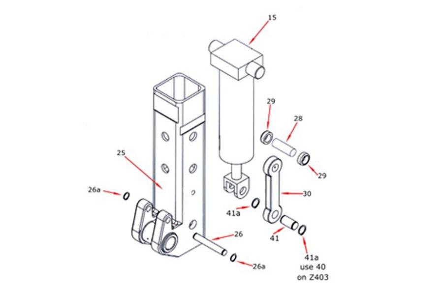 Picture of Zacklift Grease Zerks 1/4" Straight Drive  (Various Locations)