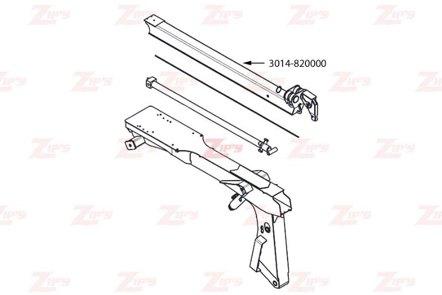 Picture of Miller Inner Boom Weldment, Century 3212, Vulcan V-30 HD Wreckers